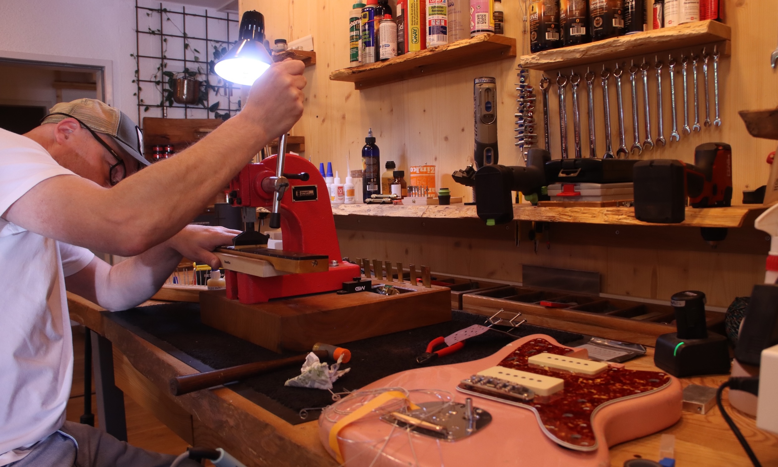 Werkzeugwand Gitarrenwerk